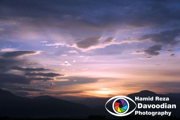 Sunrise in Golestan stank Golestan Province