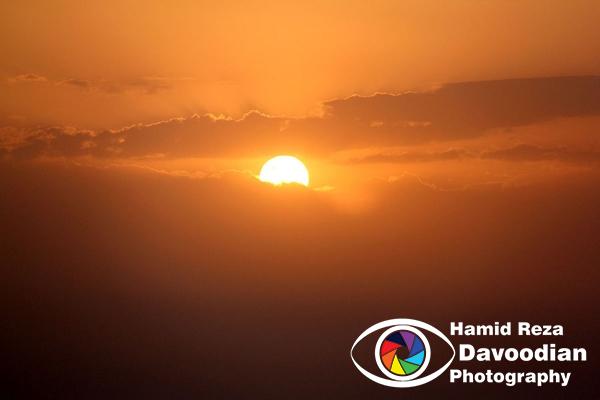 Sunrise in Astara in Gilan