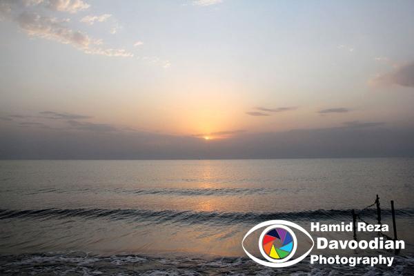 Sunrise in Astara in Gilan