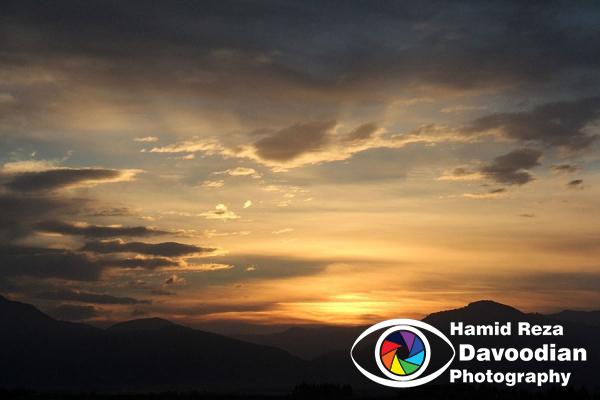 Sunrise in Golestan stank Golestan Province