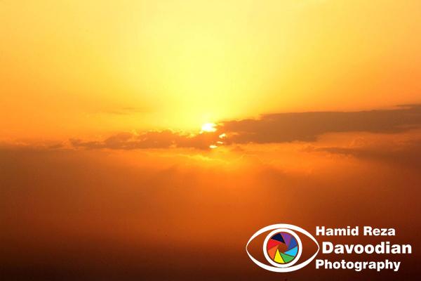 Sunrise in Astara in Gilan