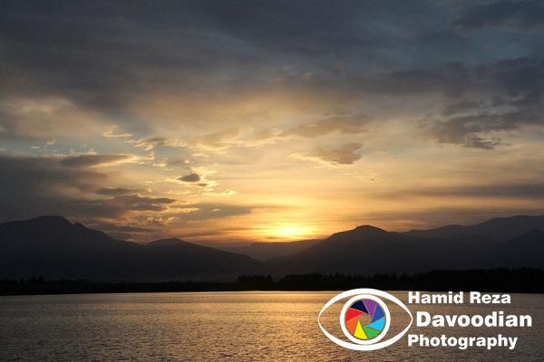Sunrise in Golestan stank Golestan Province