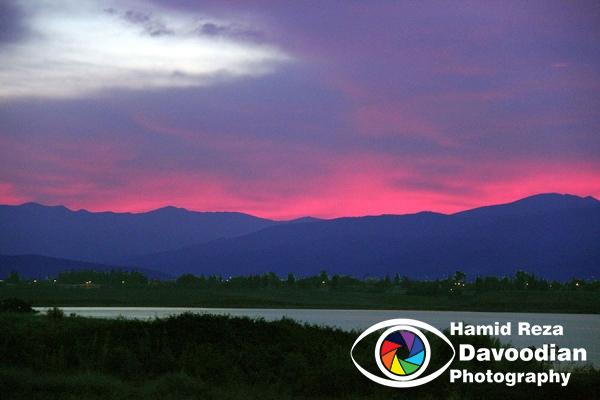 Sunrise in Golestan stank Golestan Province