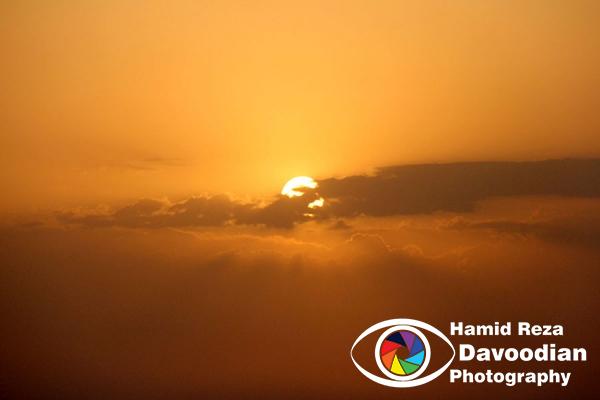 Sunrise in Astara in Gilan