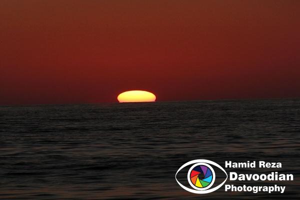 Sunset in Kish Island