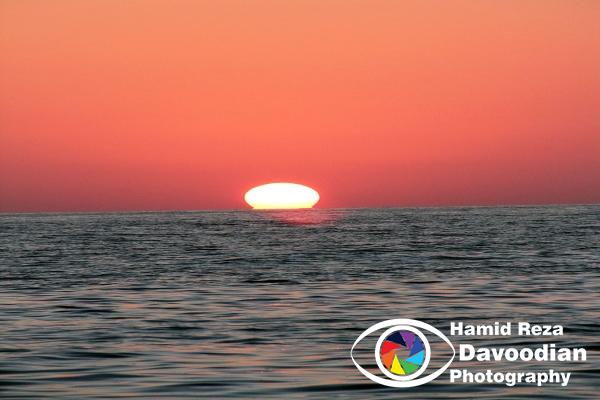 Sunset in Kish Island