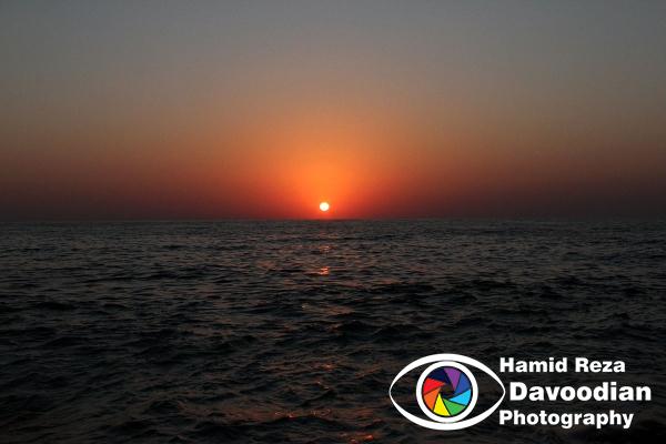 Sunset in Kish Island