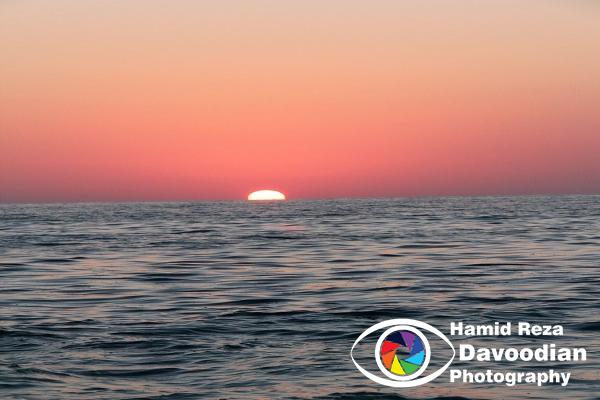 Sunset in Kish Island