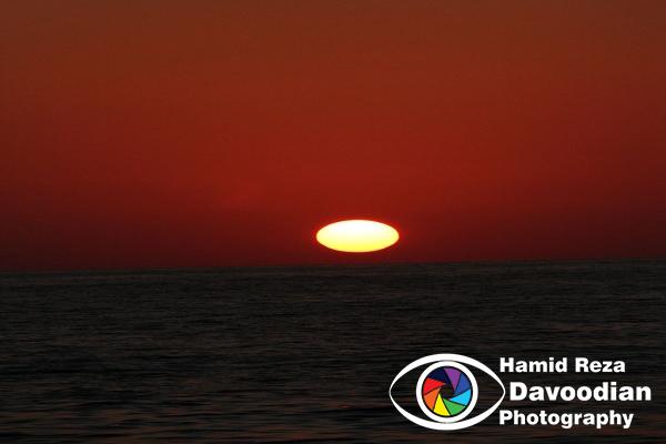 Sunset in Kish Island